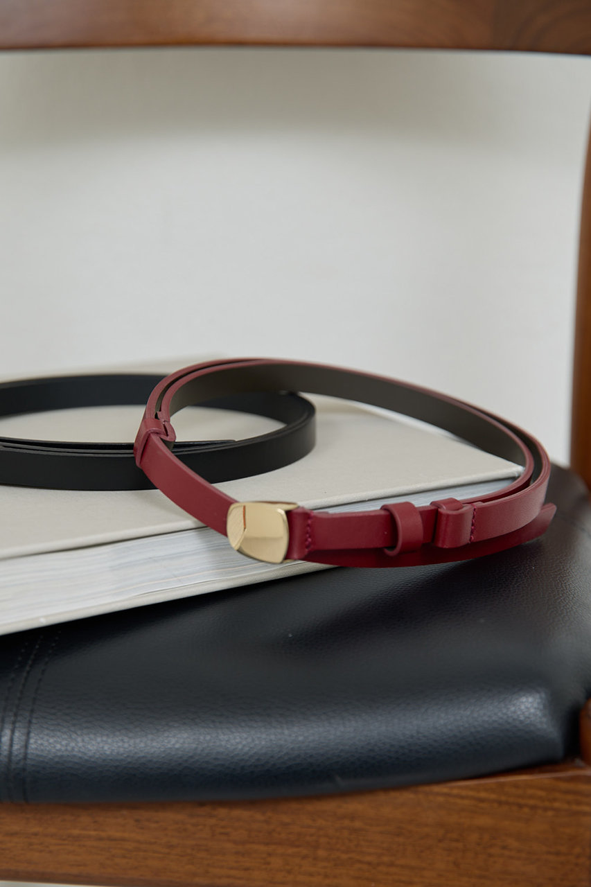 プレートバックルベルト