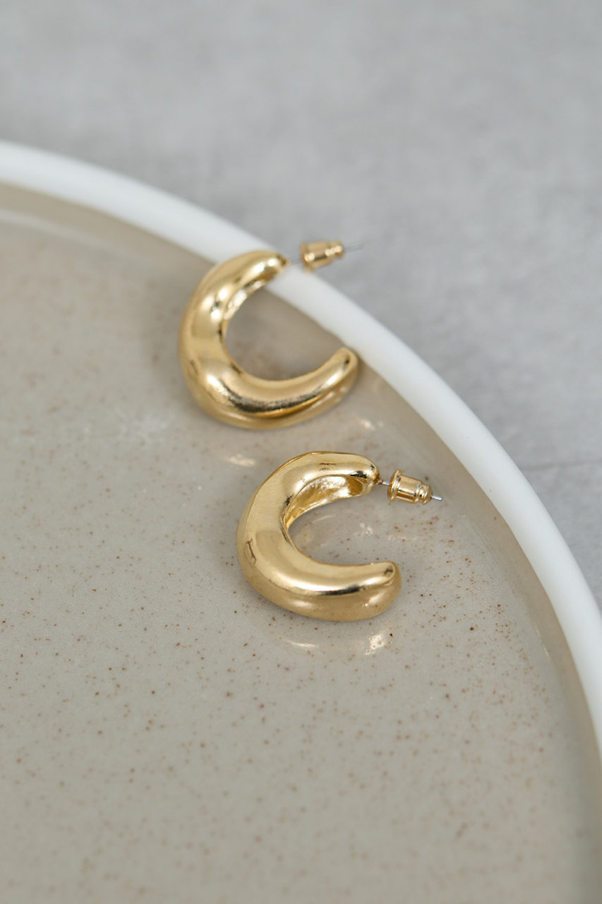 ガリャルダガランテ/GALLARDAGALANTEのプランプフープピアス(ゴールド/GGZ1052111A0004)