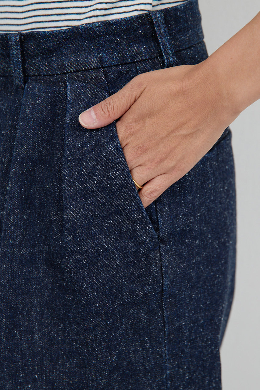 GALLARDAGALANTE(ガリャルダガランテ)｜【PEAS】ネップデニム/ブルー