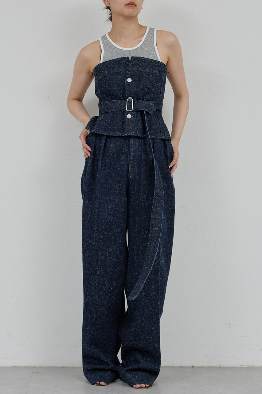 GALLARDAGALANTE(ガリャルダガランテ)｜【PEAS】ネップデニムビスチェ