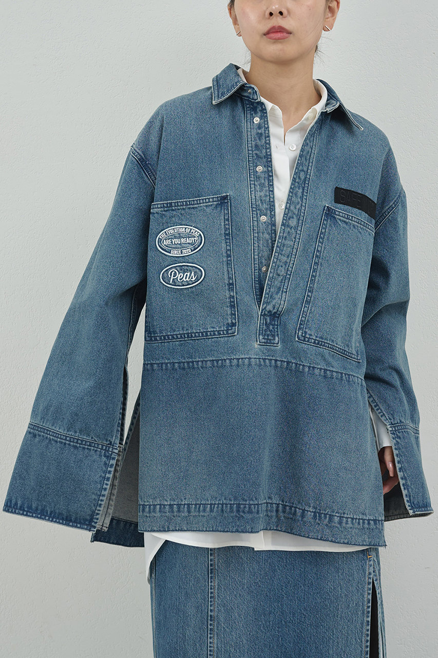 GALLARDAGALANTE デニムシャツ ブルー GALLARDAGALANTE(ガリャルダ