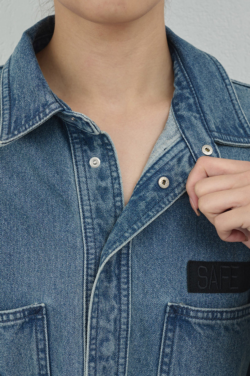 GALLARDAGALANTE(ガリャルダガランテ)｜【PEAS】デニムプルオーバー