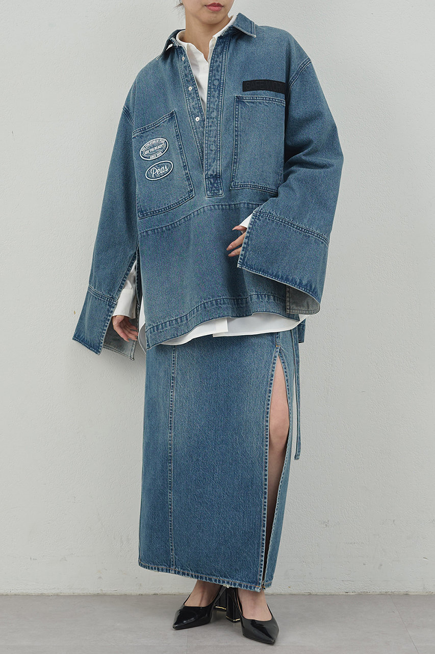 GALLARDAGALANTE(ガリャルダガランテ)｜【PEAS】デニムプルオーバー