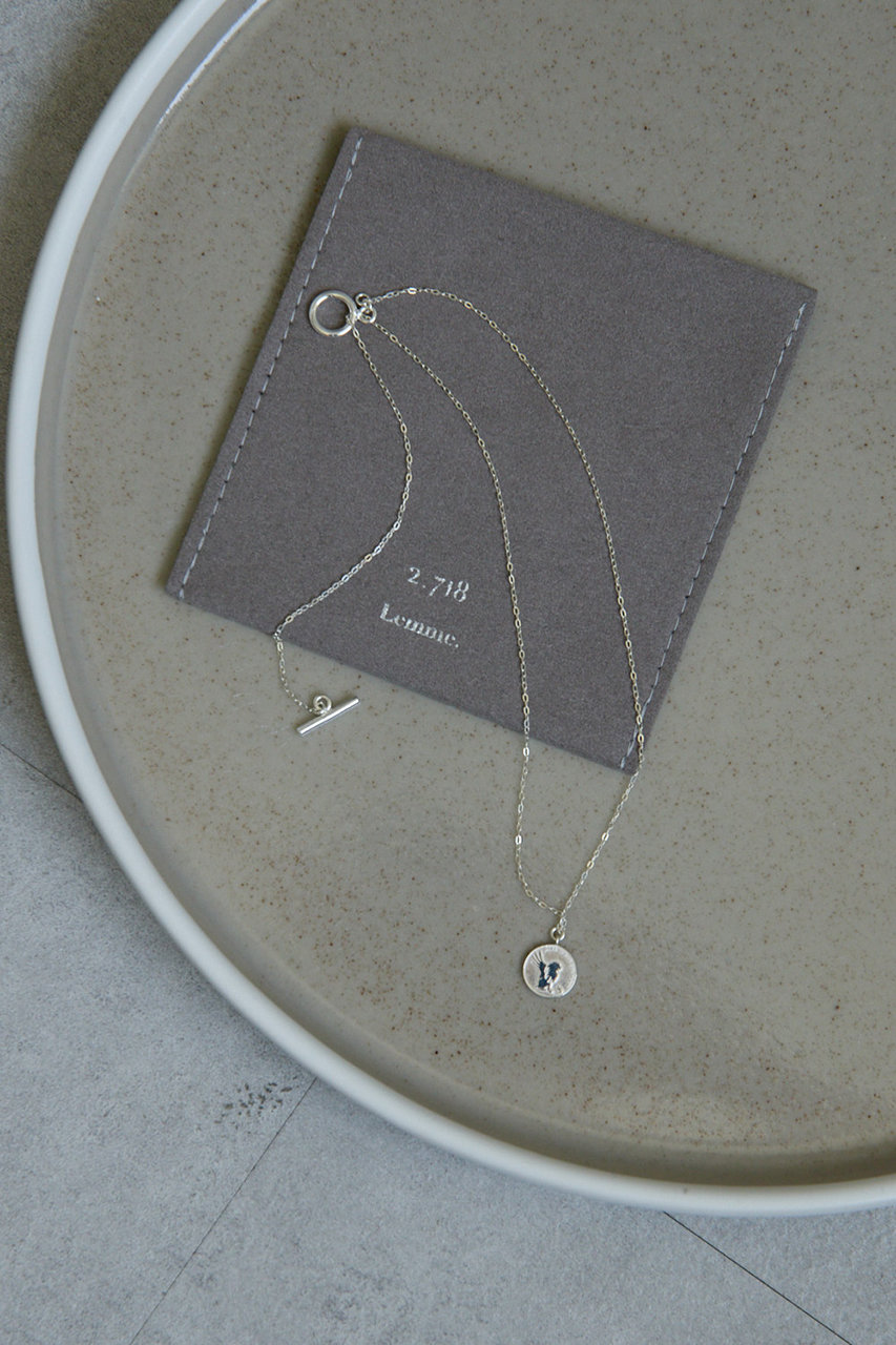 GALLARDAGALANTE 【2.718×Lemme.】グリフォンコインネックレス (925シルバー, F) ガリャルダガランテ ELLE SHOP GALLARDAGALANTE 【2.718×Lemme.】グリフォンコインネックレス (925シルバー, F) ガリャルダガランテ ELLE SHOP