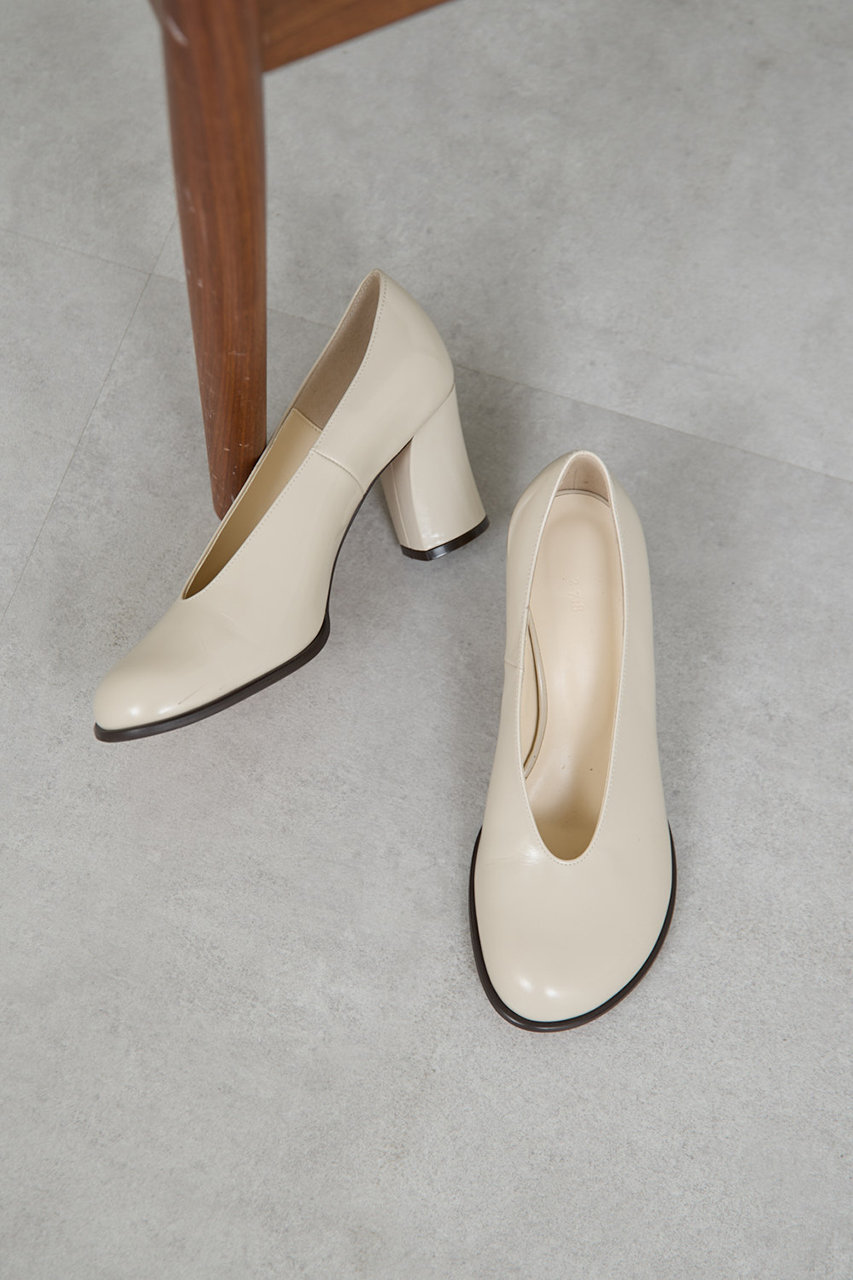 GALLARDAGALANTE 【2.718】オブリークパンプス (オフホワイト, 38(24-24.5cm)) ガリャルダガランテ ELLE SHOP GALLARDAGALANTE 【2.718】オブリークパンプス (オフホワイト, 38(24-24.5cm)) ガリャルダガランテ ELLE SHOP