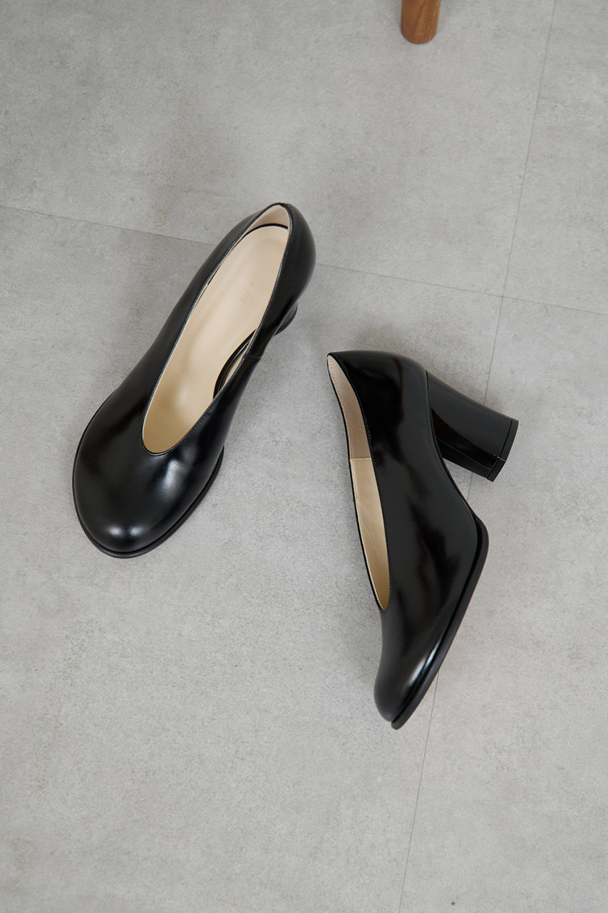GALLARDAGALANTE 【2.718】オブリークパンプス (ブラック, 38(24-24.5cm)) ガリャルダガランテ ELLE SHOP GALLARDAGALANTE 【2.718】オブリークパンプス (ブラック, 38(24-24.5cm)) ガリャルダガランテ ELLE SHOP