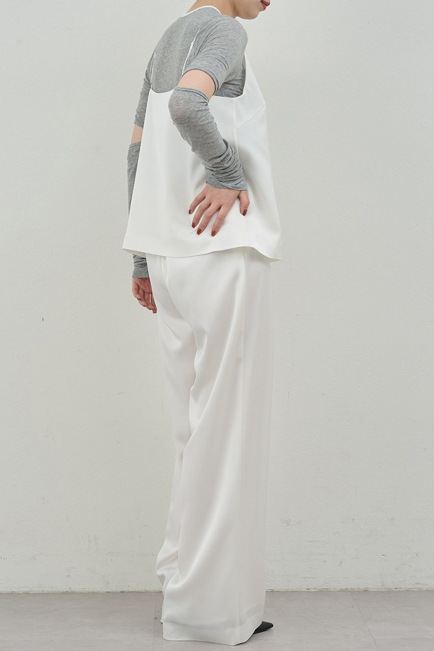 GALLARDAGALANTE(ガリャルダガランテ)｜【PEAS】サテンワイドパンツ