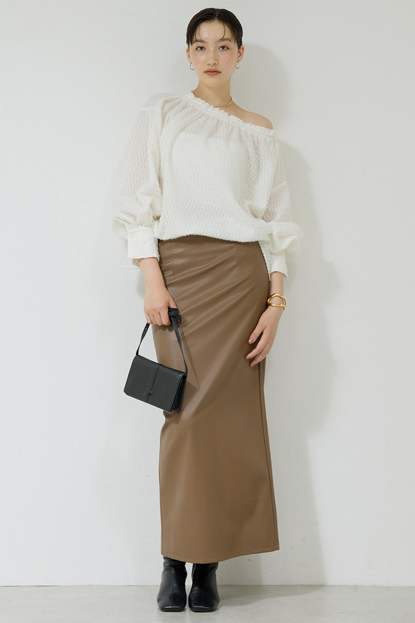 daichiogata クロスタイブラウス ジャガード GALLARDAGALANTE(ガリャル