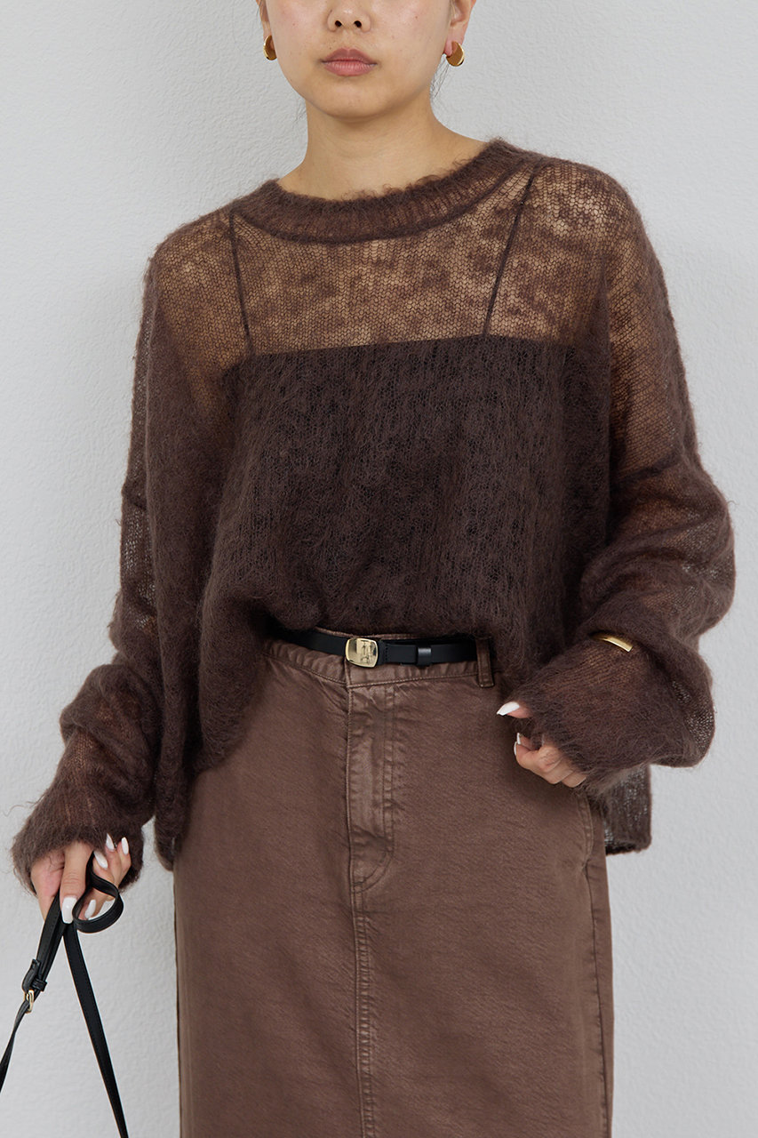 GALLARDAGALANTE(ガリャルダガランテ)｜モヘヤリングシアーニット