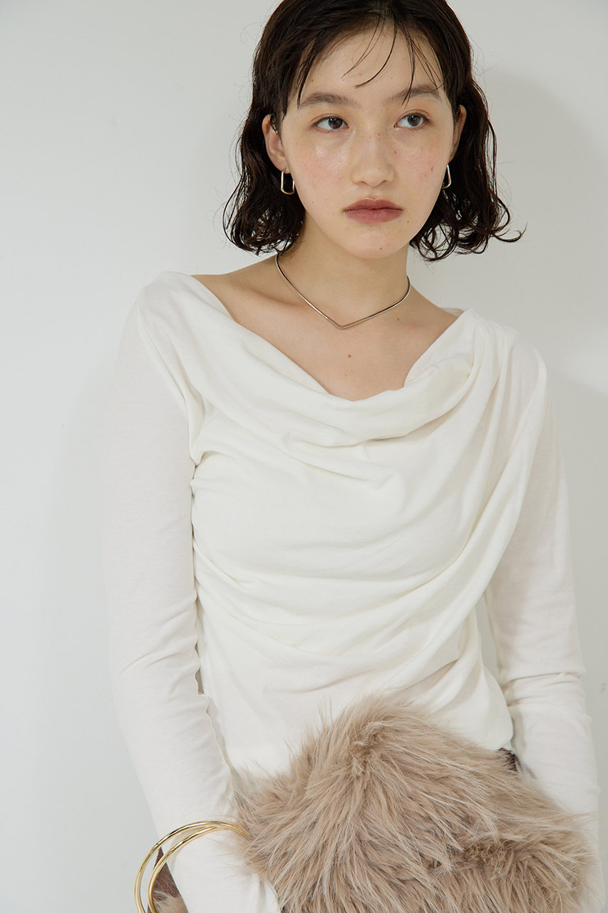 【2WAY】オフショルカットソー