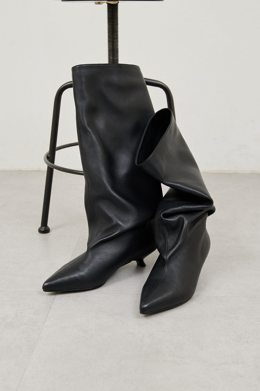 GALLARDAGALANTE(ガリャルダガランテ)｜【2.718】ドレープロングブーツ