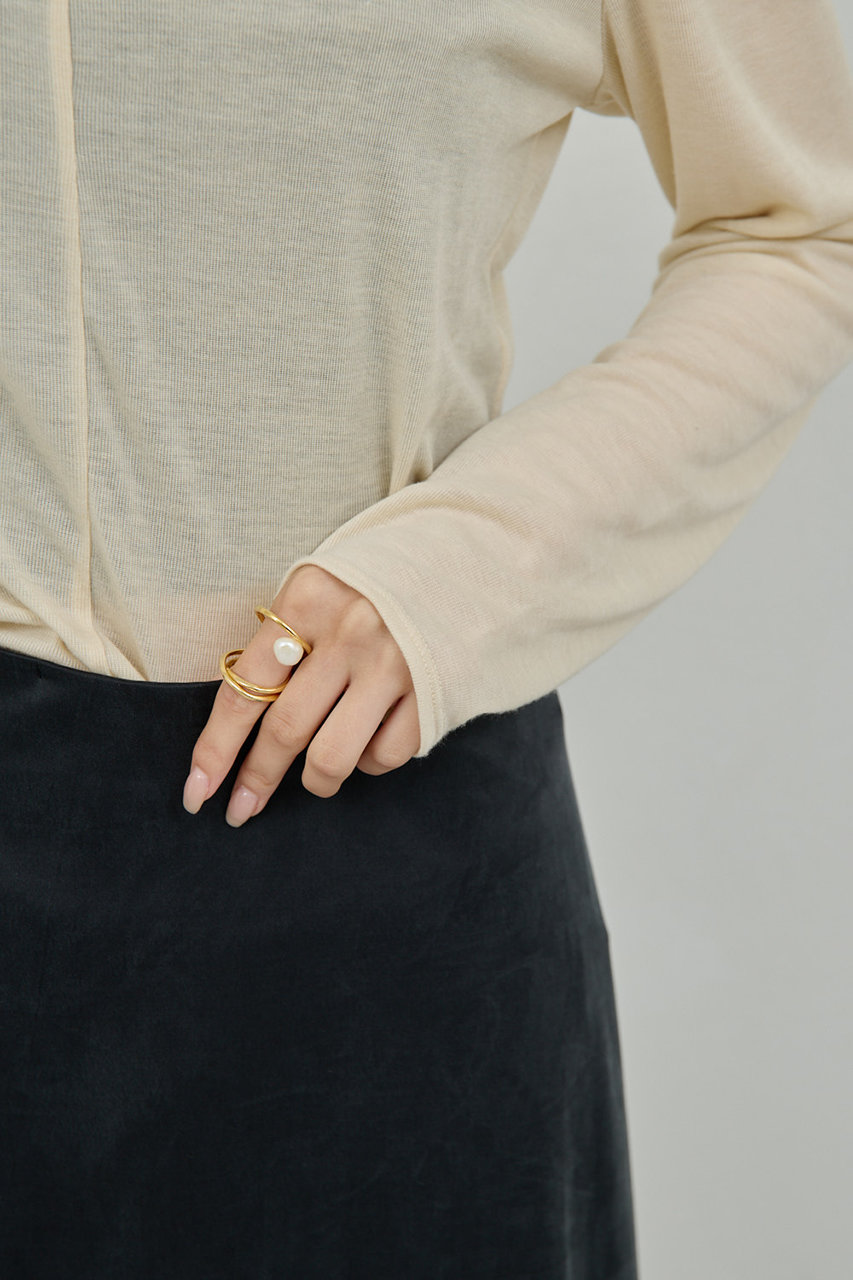 スパイラルパールリング