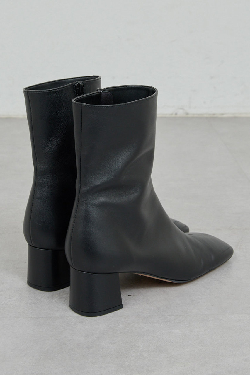 GALLARDAGALANTE 【2.718】スクエアショートブーツ 黒 新品 GALLARDAGALANTE（ガリャルダガランテ） ブーツ 「2.718」スクエア