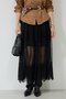 【25th記念アイテム】レーススカート ガリャルダガランテ/GALLARDAGALANTE ブラック