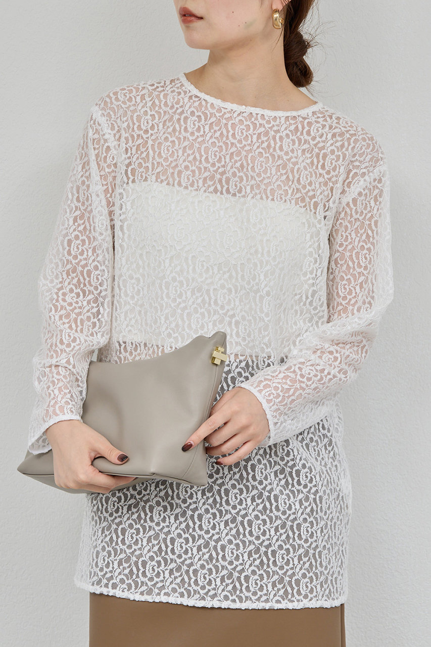 ガリャルダガランテ　プルオーバー　新品タグ付き COLLAGE GALLARDAGALANTE ジョーゼットクロスプルオーバー