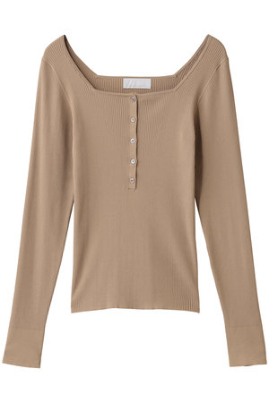 ガリャルダガランテ/GALLARDAGALANTEのスクエアヘンリーネックニット(110300/110301)