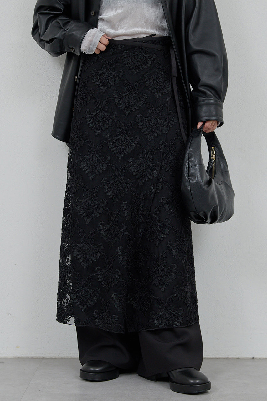 GALLARDAGALANTE ガリャルダガランテ モールレースラップスカート GALLARDAGALANTE(ガリャルダガランテ)｜モールレースラップスカート