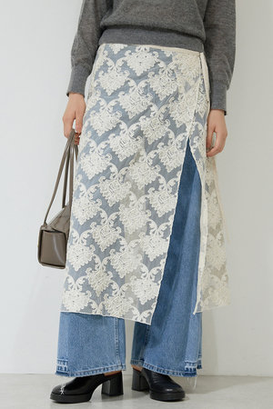 ガリャルダガランテ/GALLARDAGALANTEのモールレースラップスカート(110700/110703)