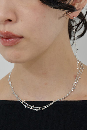 ガリャルダガランテ/GALLARDAGALANTEのポルカドットチェーンネックレス(150200/150201)