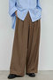 【SACHIKOコラボ】2タックワイドパンツ ガリャルダガランテ/GALLARDAGALANTE ブラウン