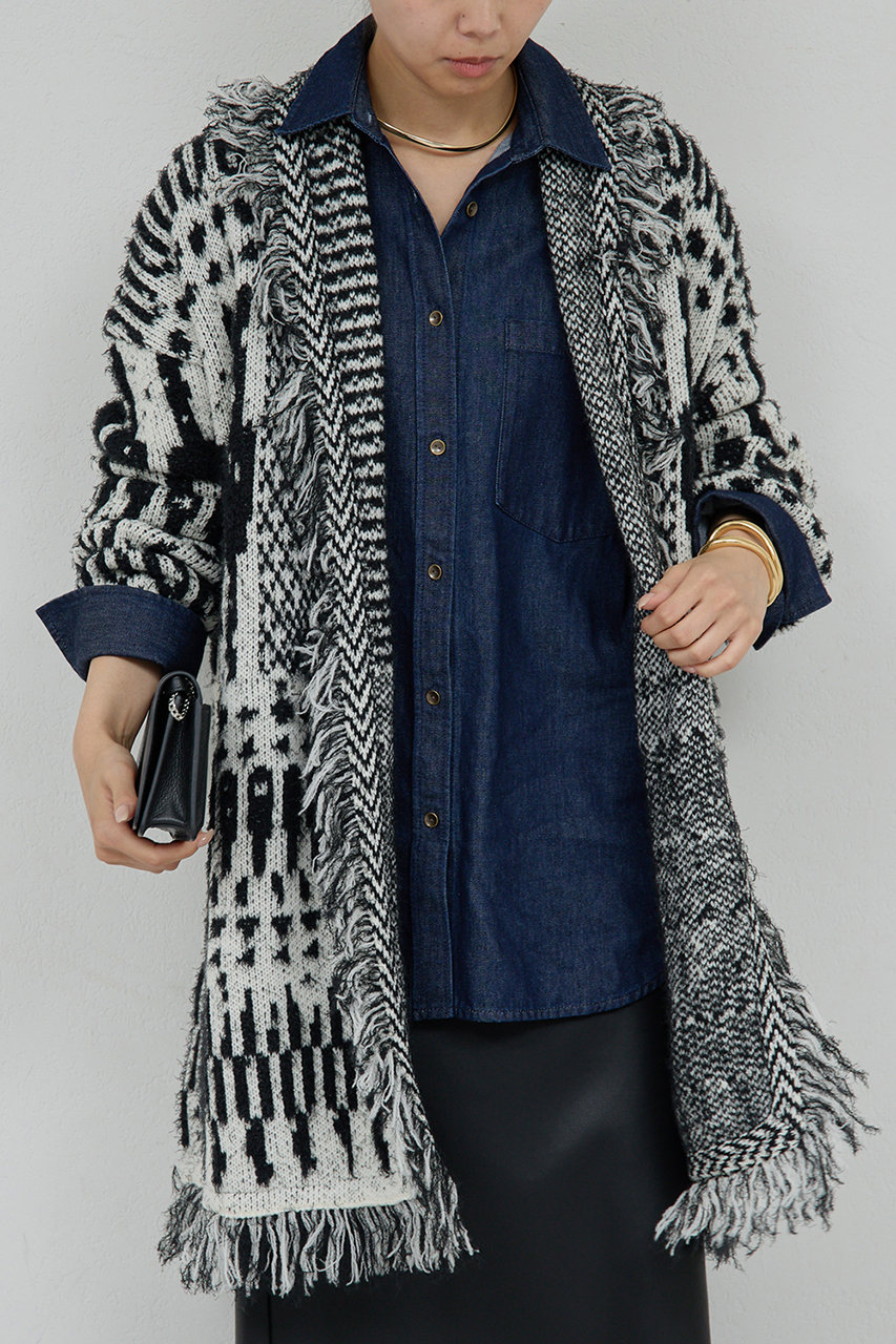 【25th記念アイテム】フリンジニットガウン