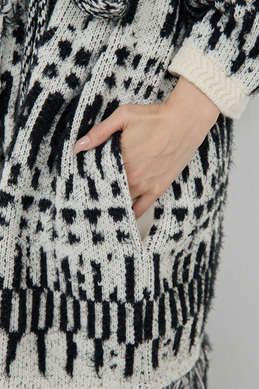 GALLARDAGALANTE　フリンジニットベスト GALLARDAGALANTE 【ガリャルダガランテ】フリンジニットベスト