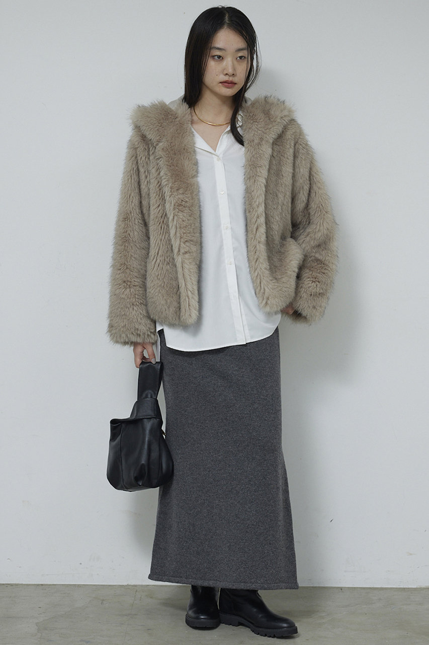 GALLARDAGALANTE(ガリャルダガランテ)｜オーバーシャツ/ホワイト の