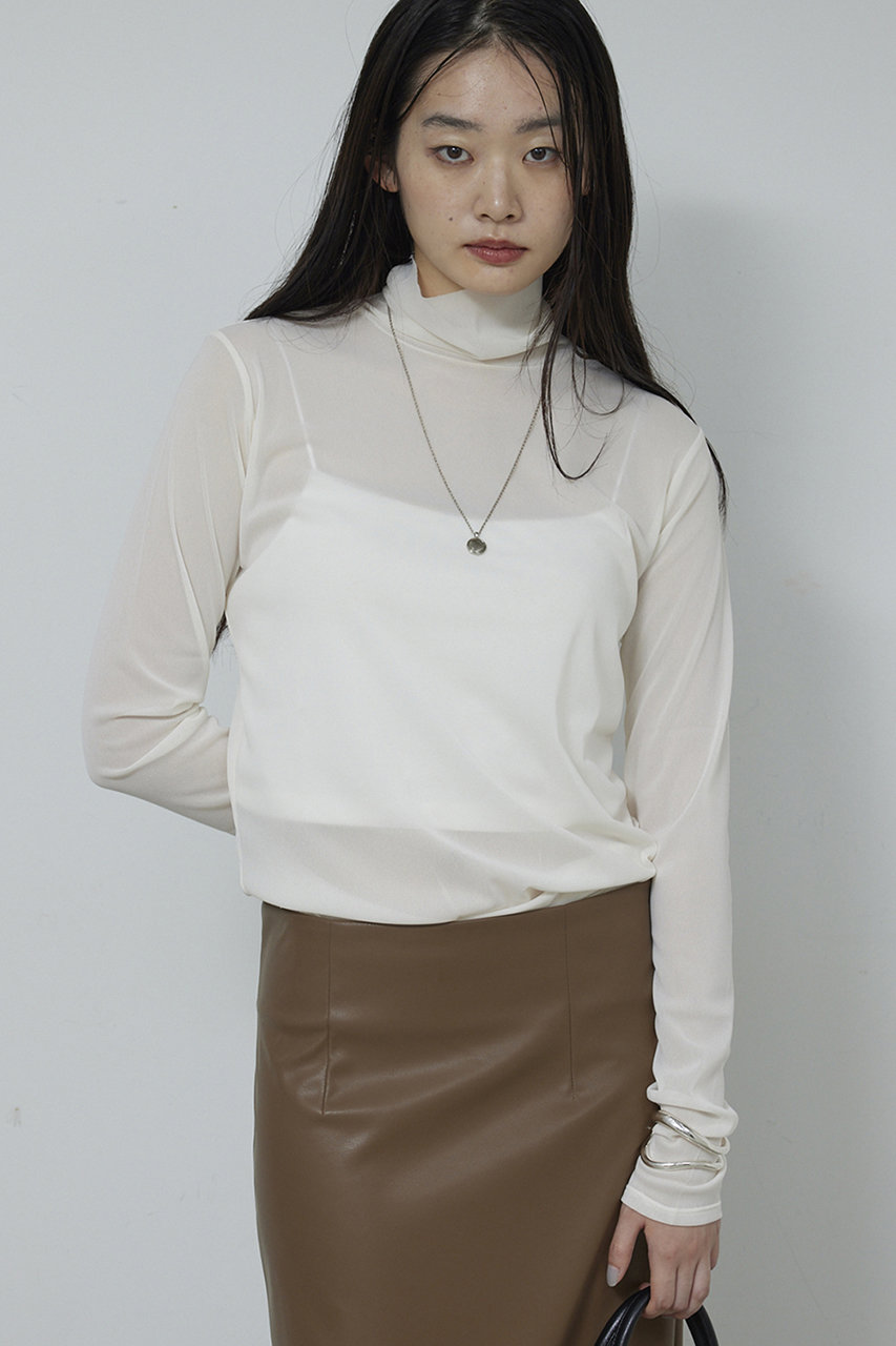 チュールタートルカットソー