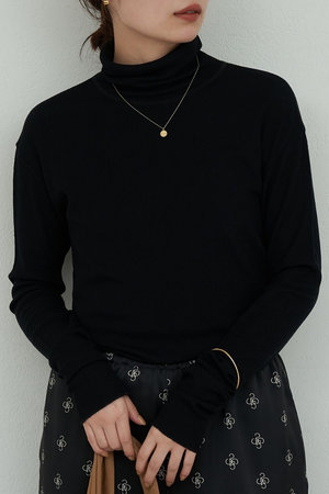 ガリャルダガランテ/GALLARDAGALANTEのリブタートルカットソー(110100/110103)