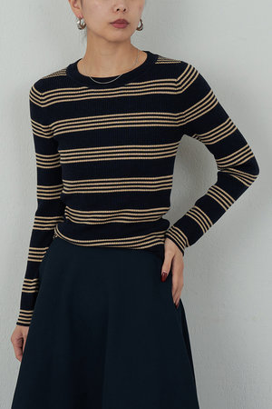 ガリャルダガランテ/GALLARDAGALANTEの【予約販売】【HERITANOVUM】ボーダークループルオーバー(110100/110103)