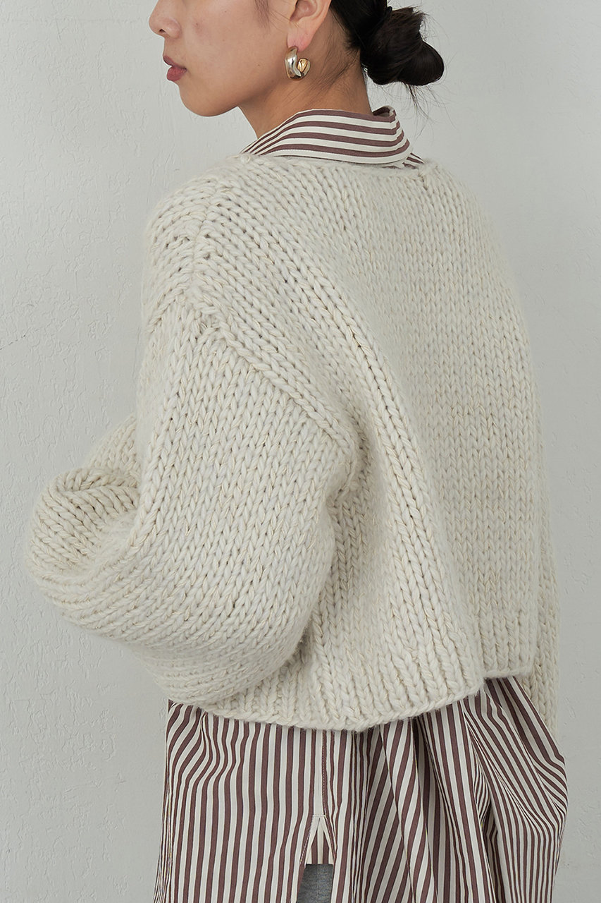 美品 24SS ガリャルダガランテ ヘリテノーム ハンドニット 定価5.2万 美品 24SS ガリャルダガランテ ヘリテノーム ハンドニット 定価5.2万