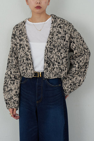 ガリャルダガランテ/GALLARDAGALANTEの【HERITANOVUM】ハンドニットジャケット(110800/110803)