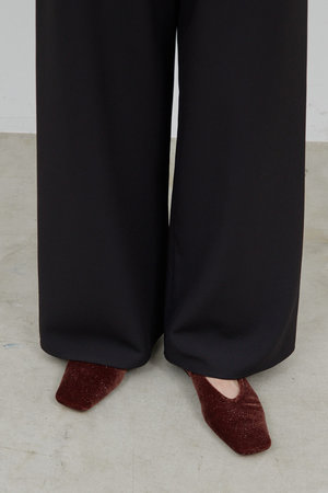 ガリャルダガランテ/GALLARDAGALANTEの【2.718】ベロアフラットシューズ(130400/130401)