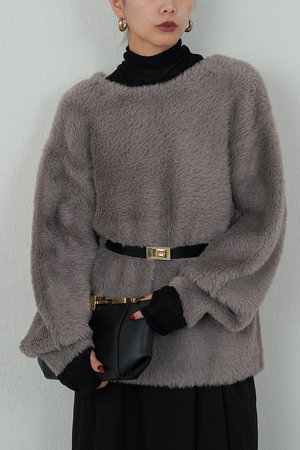 【予約販売】フェザーヤーンカーデ