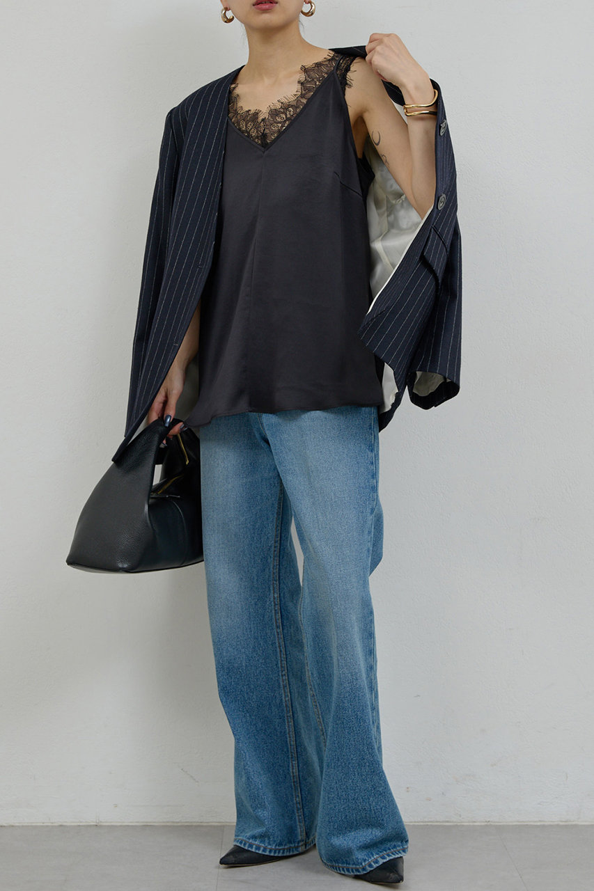 GALLARDAGALANTE(ガリャルダガランテ)｜レースキャミ/ブラック の通販