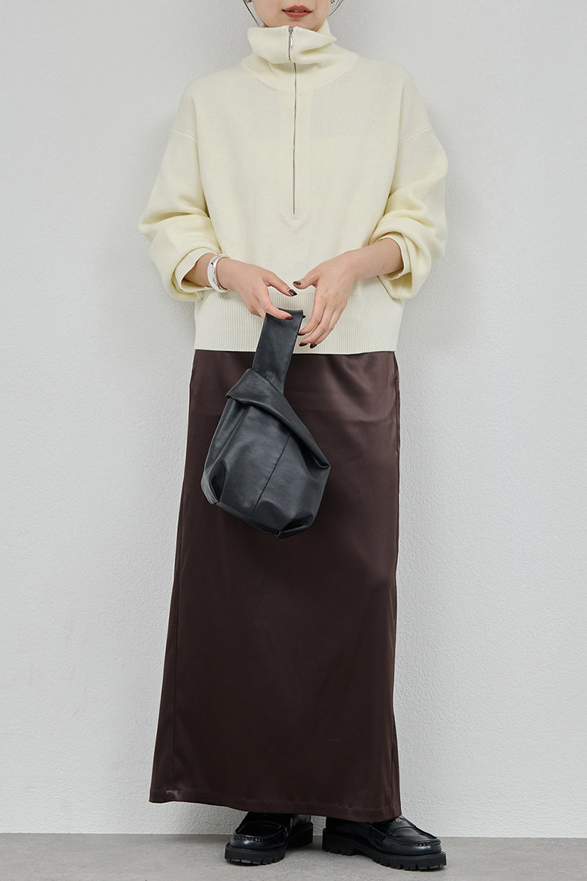 GALLARDAGALANTE(ガリャルダガランテ)｜ハーフジップニット/オフ