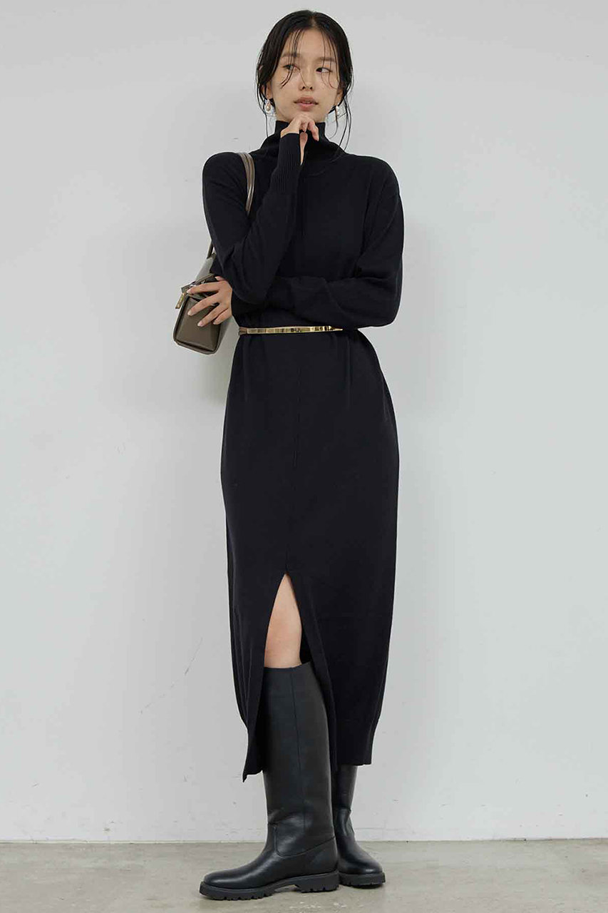 【2way】ニットタートルワンピース