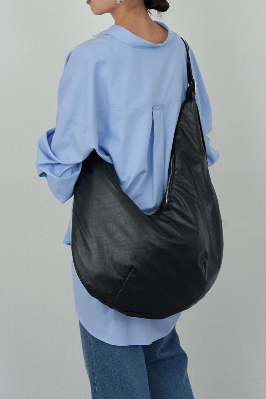 GALLARDAGALANTE 【2.718】ラウンドBIGショルダー (ブラック, F) ガリャルダガランテ ELLE SHOP