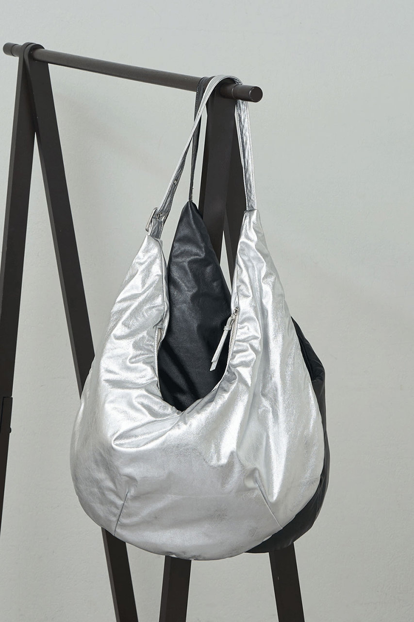 GALLARDAGALANTE 【2.718】ラウンドBIGショルダー (シルバー, F) ガリャルダガランテ ELLE SHOP