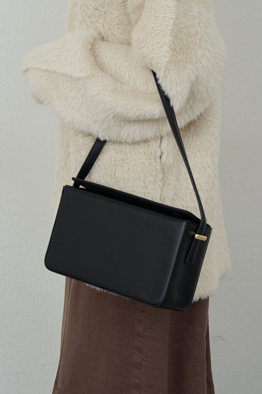 GALLARDAGALANTE 【2.718】BOXショルダーバッグ (ブラック, F) ガリャルダガランテ ELLE SHOP