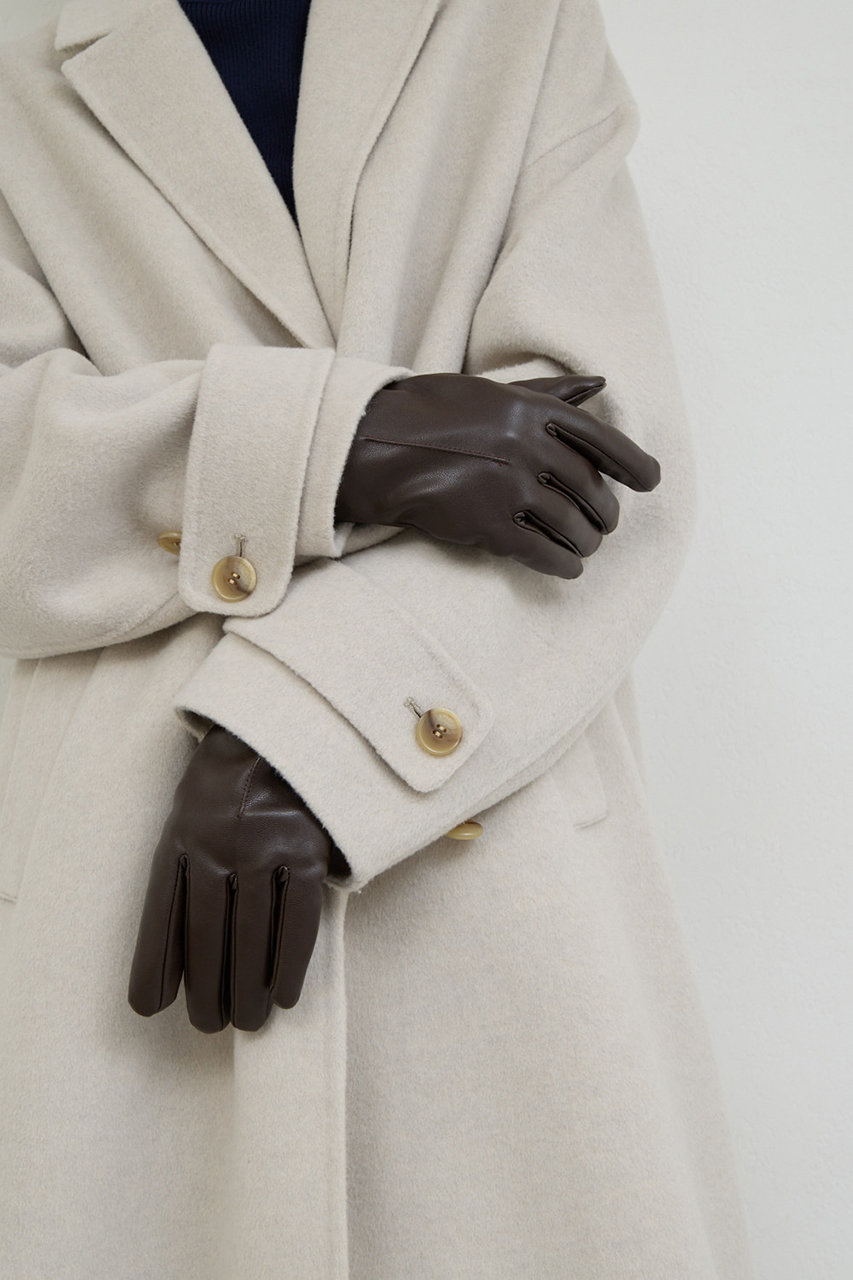 ガリャルダガランテ/GALLARDAGALANTEの【予約販売】ギャザーグローブ(ブラウン/GGZ1052516A0002)