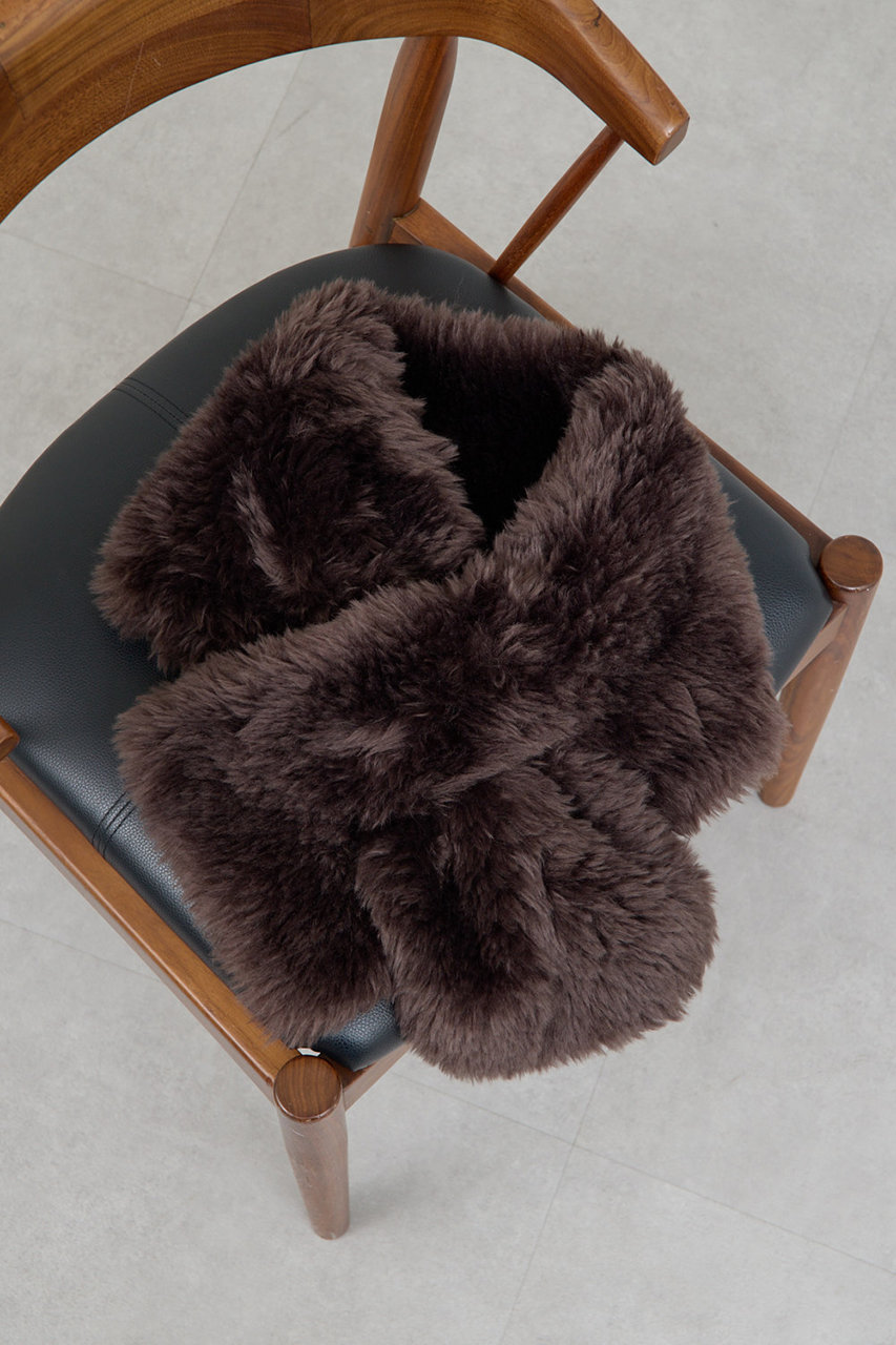 フェイクファークロスマフラー