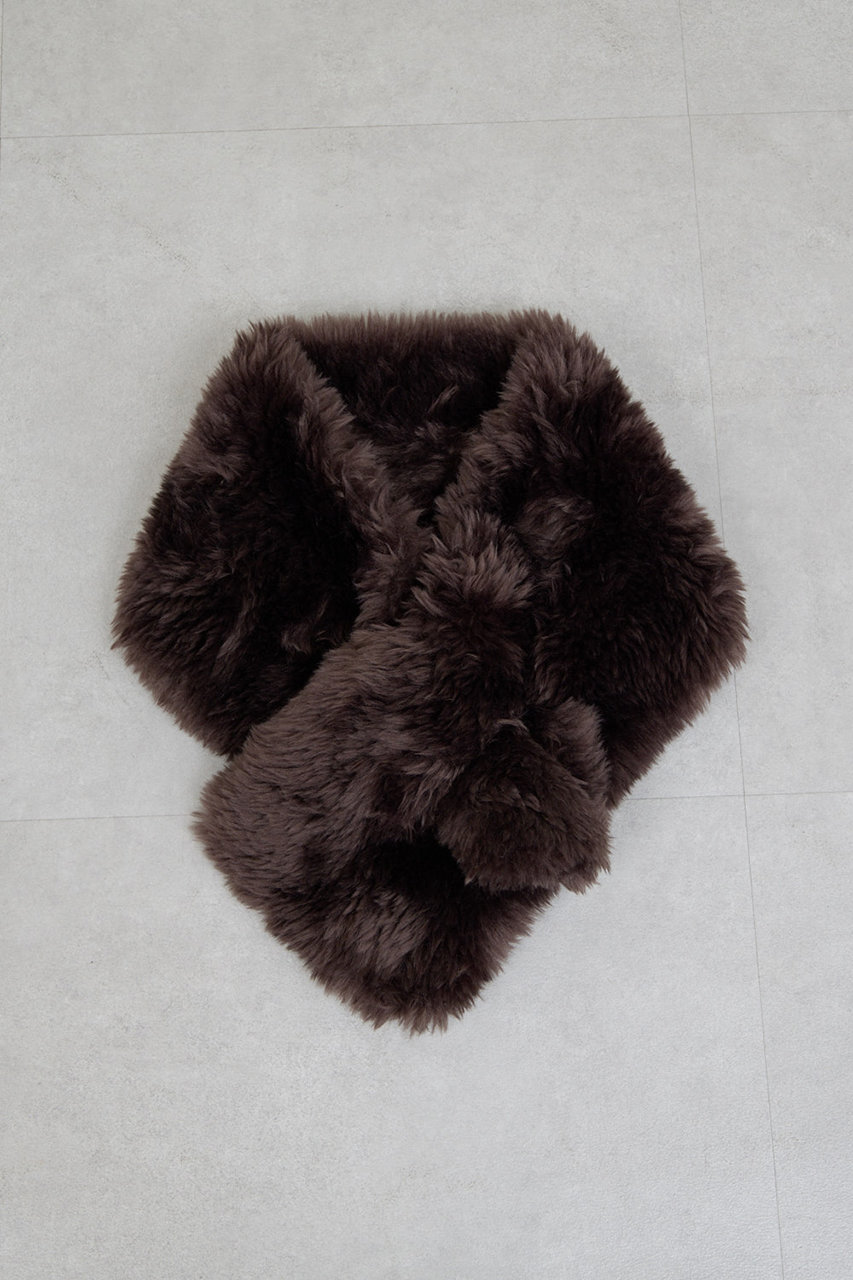 GALLARDAGALANTE(ガリャルダガランテ)｜フェイクファークロスマフラー