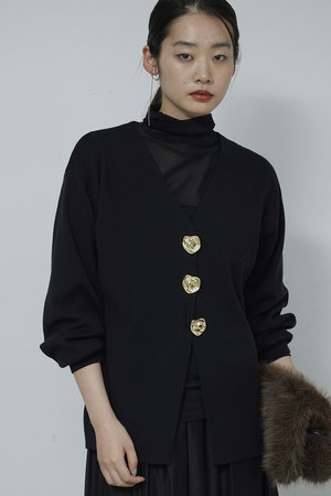 ガリャルダガランテ/GALLARDAGALANTEのビジューVネックカーディガン(110300/110303)