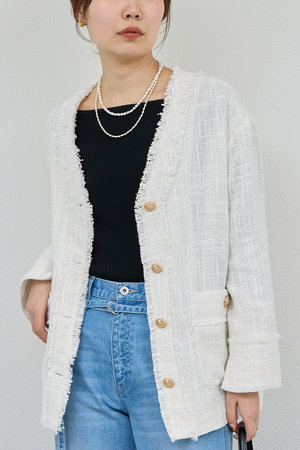 ガリャルダガランテ/GALLARDAGALANTEの【予約販売】【WEB限定】ツイードジャケット(110800/110801)