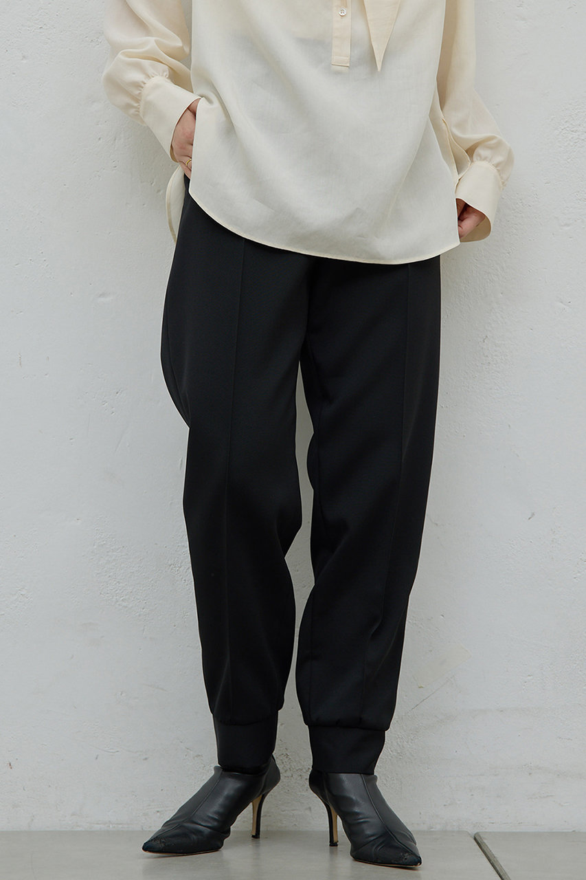 ガリャルダガランテ/GALLARDAGALANTEの【HERITANOVUM】ダブルクロスイージーパンツ(ブラック/GGH1052502A0001)