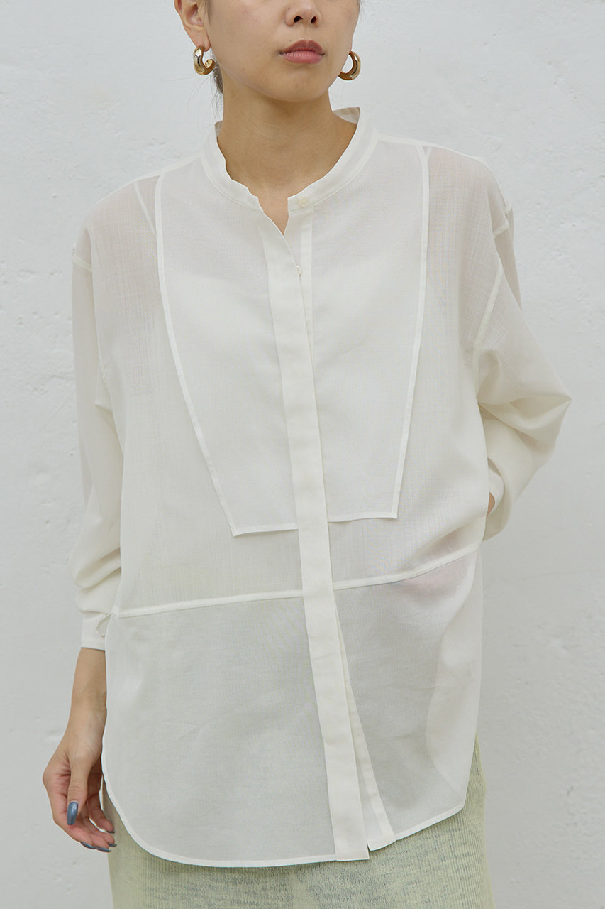 ガリャルダガランテ/GALLARDAGALANTEの【HERITANOVUM】ボザムシャツ(ホワイト/GGH1052504A0002)