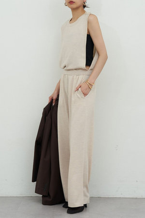 ガリャルダガランテ/GALLARDAGALANTEの【HERITANOVUM】スリーブレスニットコンビネゾン(110600/110606)