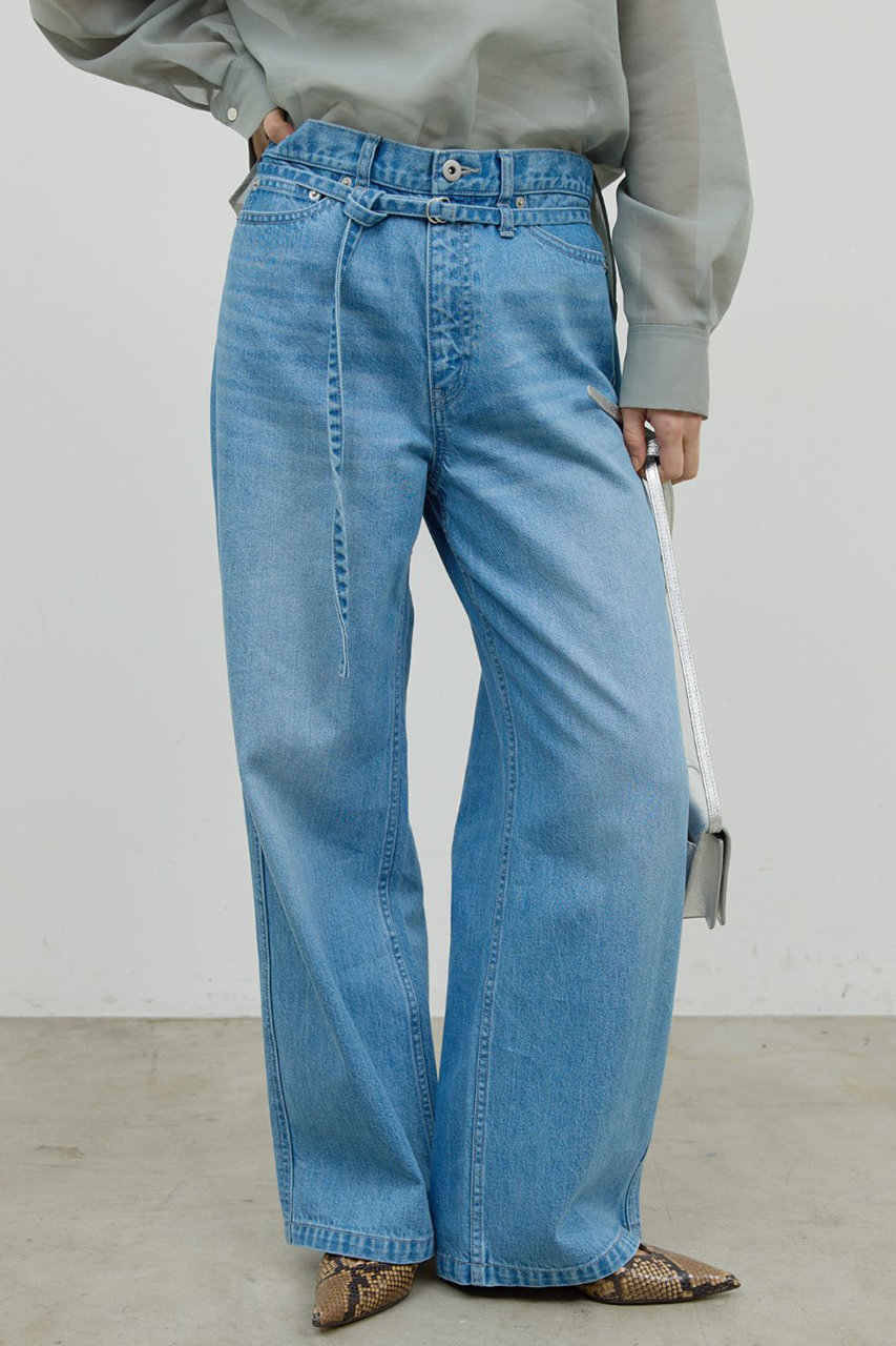 ガリャルダガランテ/GALLARDAGALANTEの【予約販売】ベルトデニム(ブルー/GGZ1061103A0001)