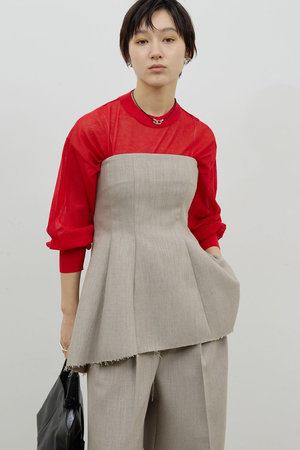 ガリャルダガランテ/GALLARDAGALANTEの【予約販売】【セットアップ対応】ダブルクロスビスチェ(110400/110401)